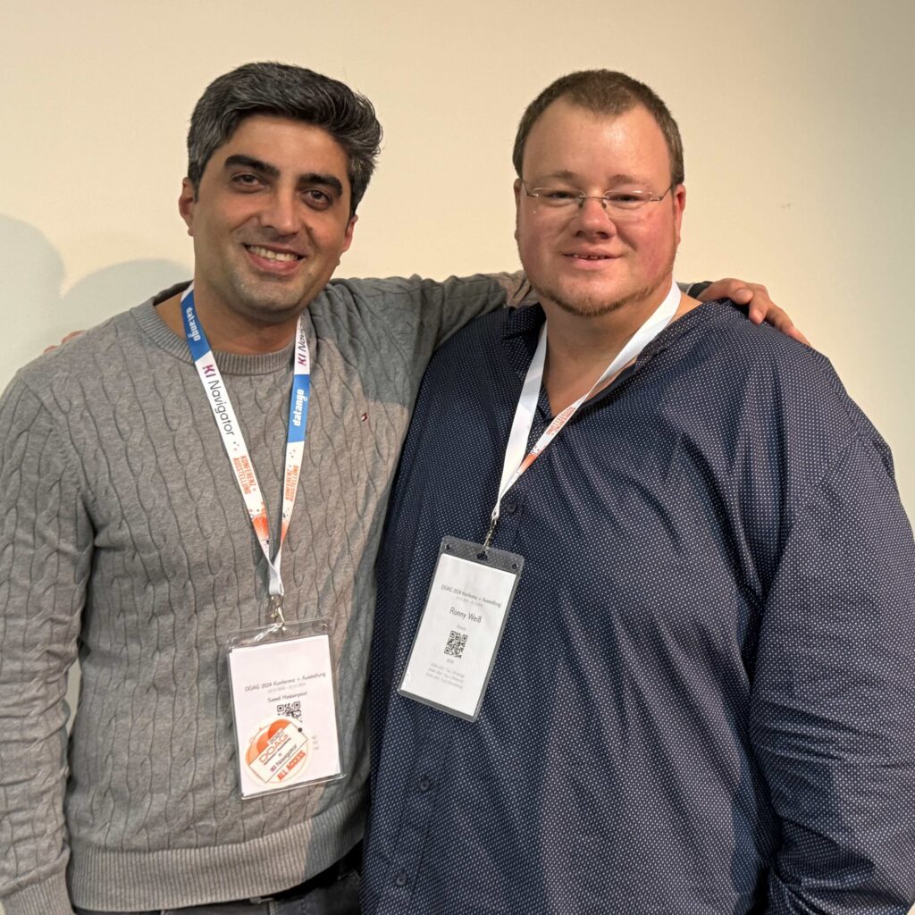 DOAG2024- Ronny Weiß(Oracle APEX Team) and me